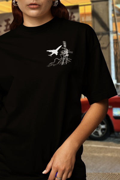 Kowloon Walled City (九龍城寨) Tシャツ (ビッグシルエット)