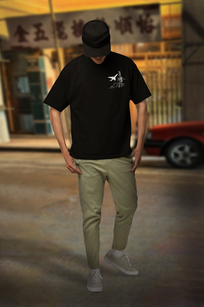 Kowloon Walled City (九龍城寨) Tシャツ (ビッグシルエット)