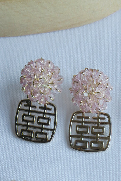 ダブルハピネス/グッドフォーチュン ピアス