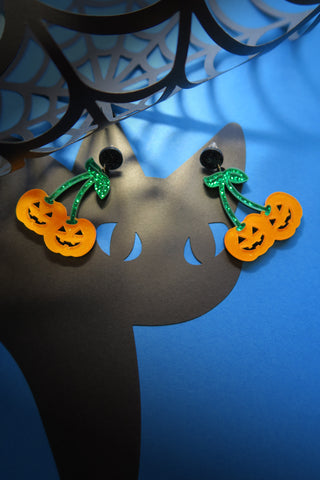 Jack-o-Lantern Twins Earrings