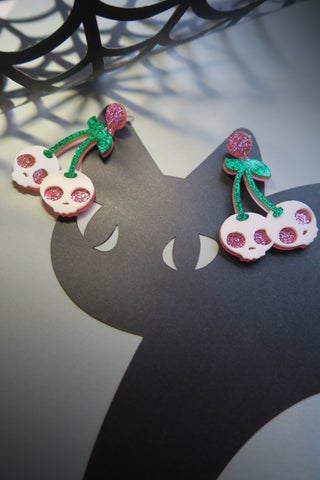 Deadly Sweet Cherries Earrings