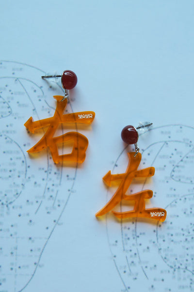 Left Ear In Right Ear Out Earrings (NEW)