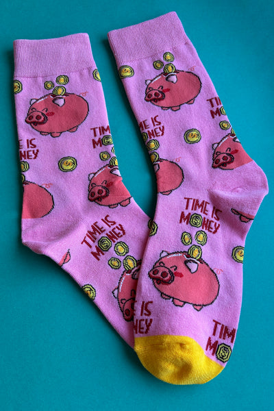 Time Is Money Socks